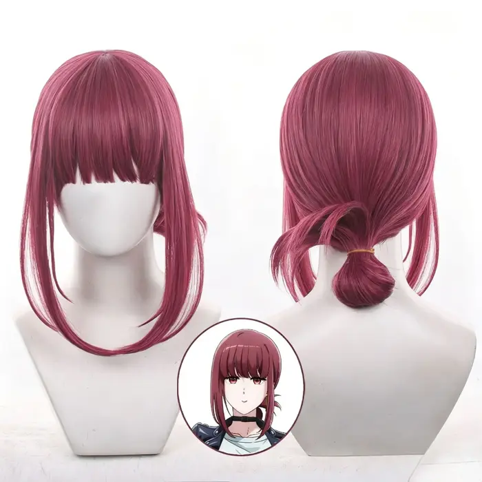 Yamada ‌   Perruque de cosplay Tayama, anime, cheveux roux courts, accessoires de cosplay d'Hallowee