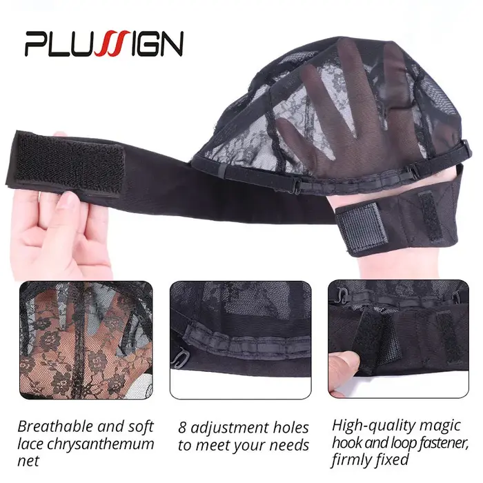Plussign – bonnet de perruque à grand trou