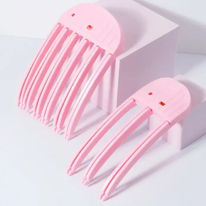 Pinces volumisantes en plastique pour cheveux - Sans plis