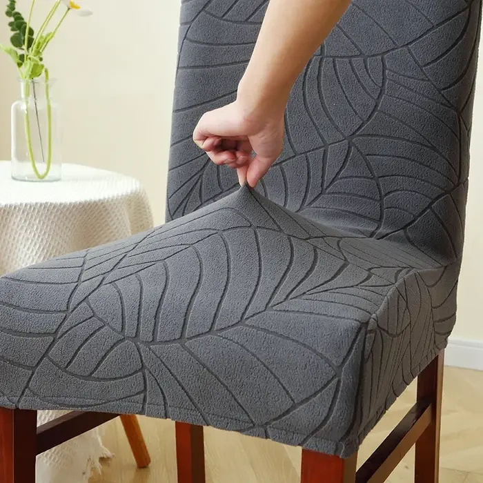 Housses de chaise élastiques en Jacquard