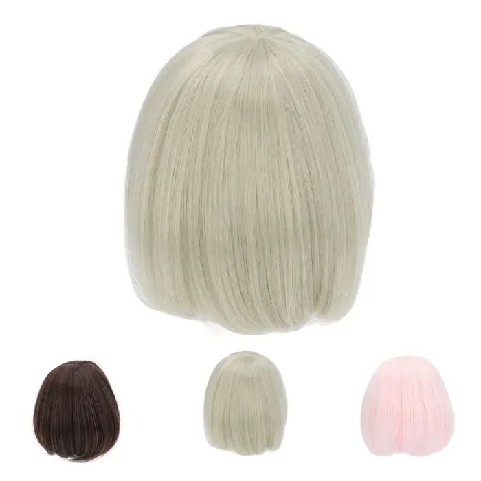 Perruque pour poupée, cheveux raides