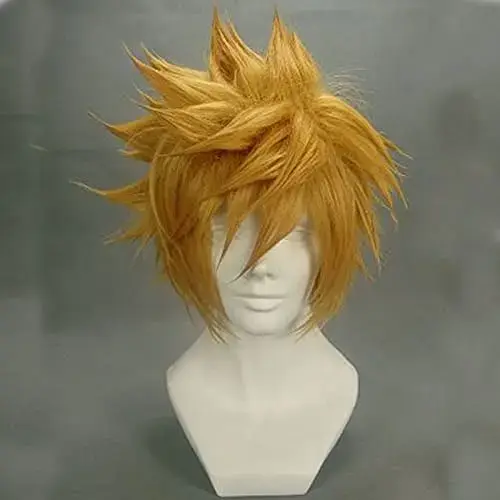 Kingdom Hearts Roxas perruque Ventus Cosplay