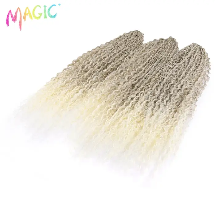 Extensions de cheveux magiques 30 pouces Afro crépus bouclés