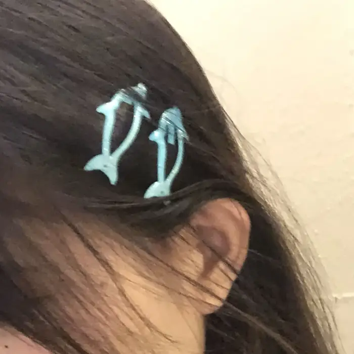 Pinces à cheveux en forme de dauphin pour femmes