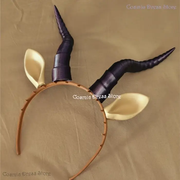 Zoo dessin animé film adultes enfants 2025 Gazelle corne cheveux décor Cosplay bandeau violet marron scène étincelle Shakiraas accessoires