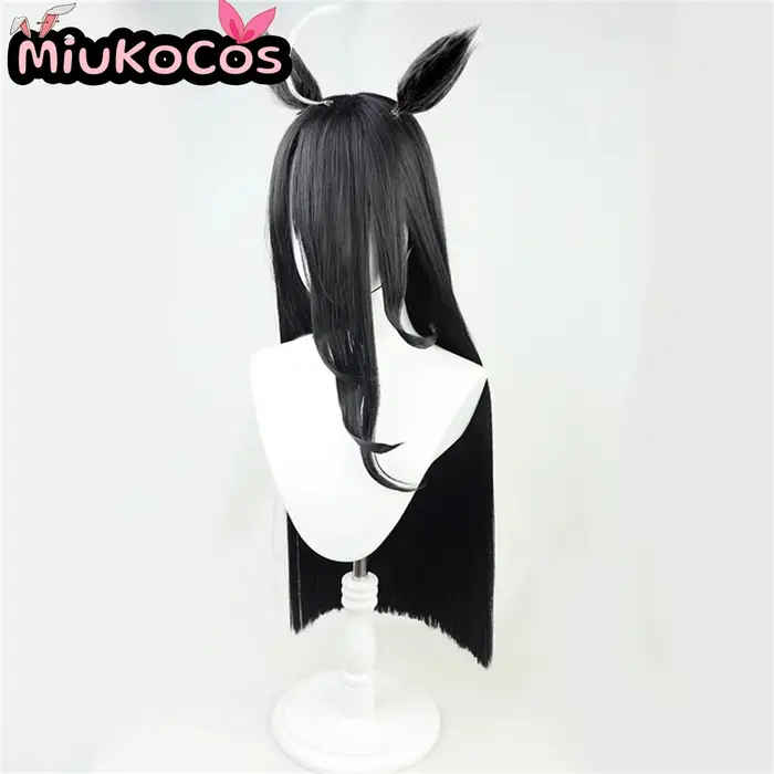 EN STOCK ンManhattan Cafe Cosplay perruque avec oreilles et queue MiukoCosplay jeu Umamusume: joli Derby