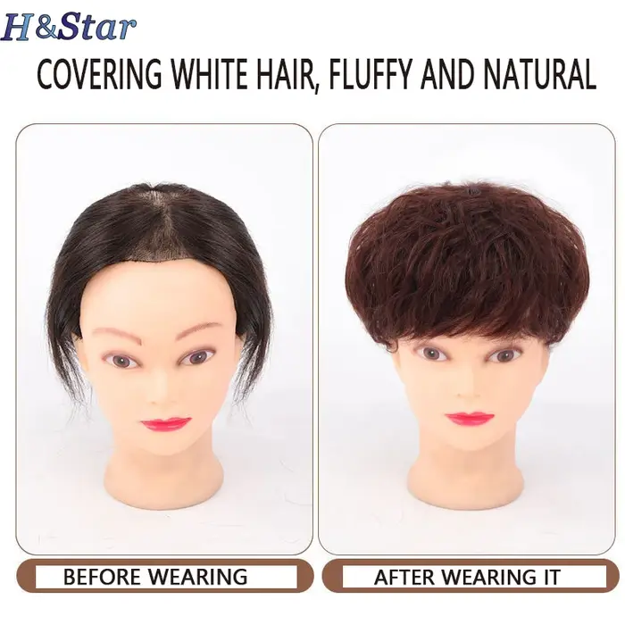 H & STAR-Extension Capillaire Synthétique à Clips pour Femme