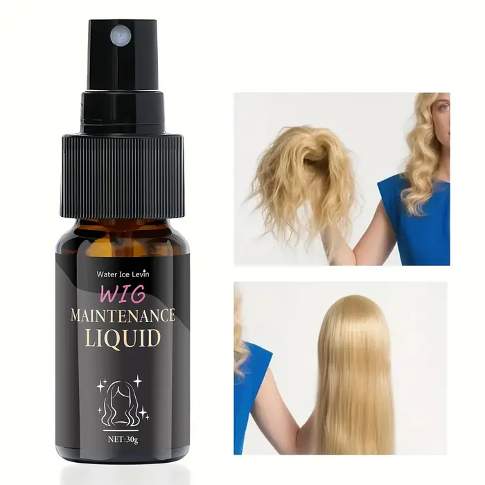 Spray démêlant pour perruque sans rinçage Water Ice Levin – Entretien et lissage instantanés pour perruques sans