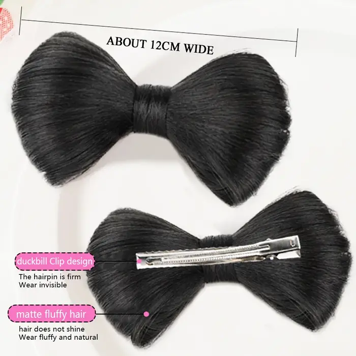 Pince à Cheveux Synthétique avec Nministériels d Papillon pour Chignon