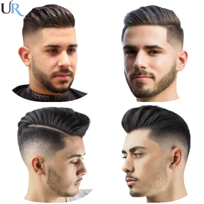 Toupet en dentelle avec base en PU pour hommes