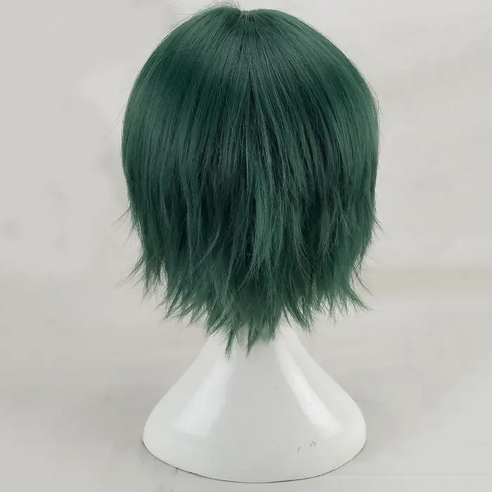 HAIRJOY – perruque de Cosplay synthétique courte et lisse, vert menthe