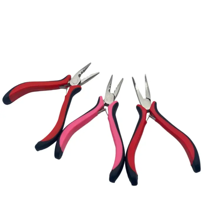 Kit d'outils pour extensions de cheveux : pinces
