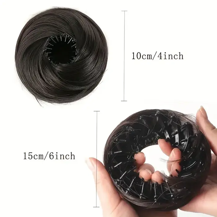 Chignon synthétique magique de 4 pouces