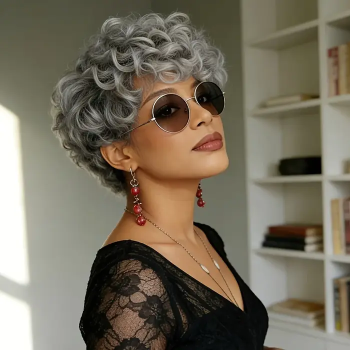 Perruque synthétique Remy brésilienne naturelle