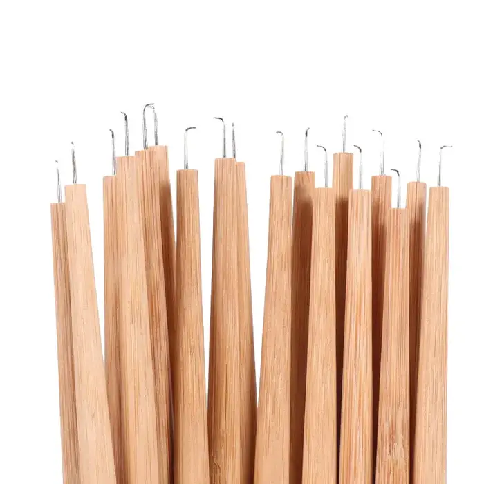 Kit d'aiguilles à crochet pour la ventilation des perruques