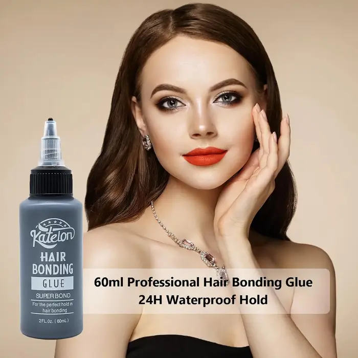 Colle noire pour extensions de cheveux