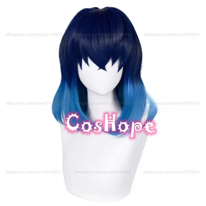 Hashibira Inosuke Cosplay Perruque