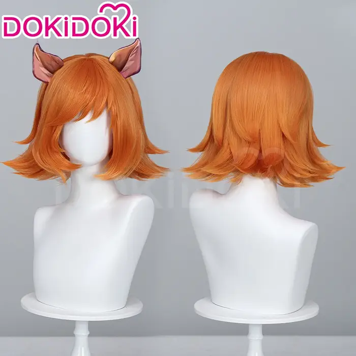 EN STOCK Perruque de cosplay Doreenn Penii Parkerr Doctorr Strangee Starr Lordd Yelenaa White Queenn Foxx Lunaa Game DokiDoki avec bonnet gratuit