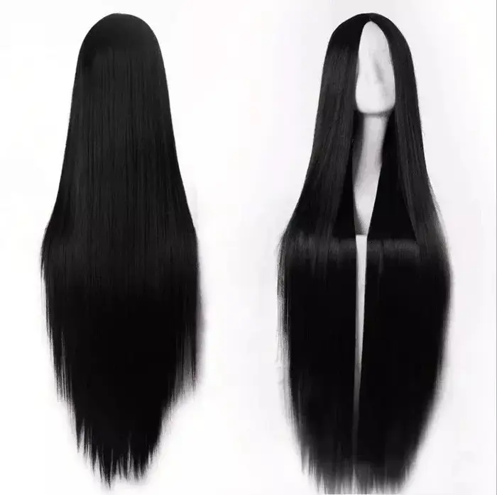 WHIMSICAL W Anime Illumi Zoldyck Irumi Cosplay perruque de coiffure 100 CM longue