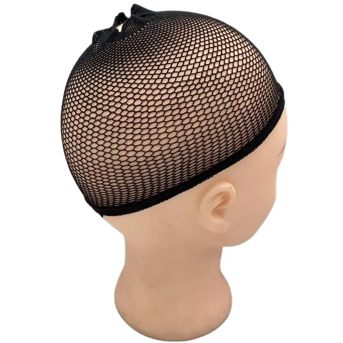 20 paquets nouvelle mode tissage casquette extensible élastique filet à cheveux haut ouvert Snood pe