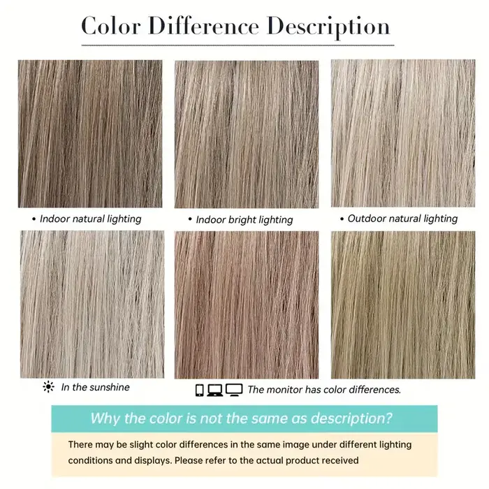 Perruque Lace Front Ombrée Blonde avec Mèches, Perruques Lisses pour Cosplay Lolita, Usage Quotidien
