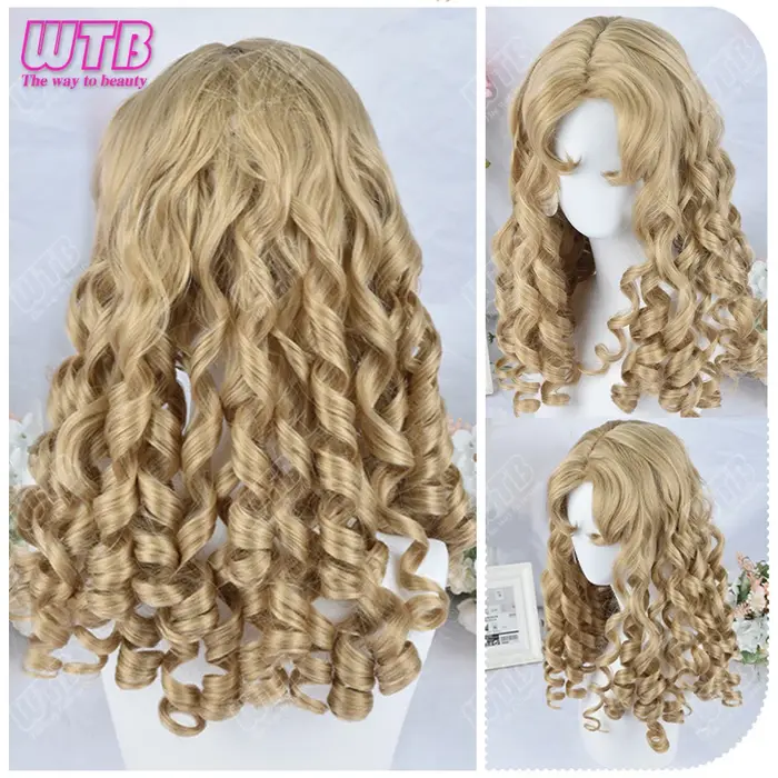 Perruque Lolita synthétique longue bouclée pour femme