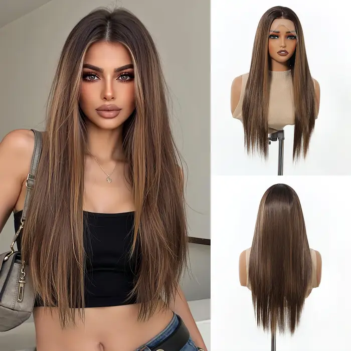 Perruque Lace Front HD Topshe 30 pouces 13x6