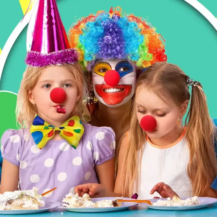 Performance ondulée bouclée Clown perruque Cosplay cheveux synthétique