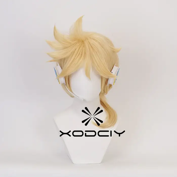 Perruque de Cosplay Rin Len de haute qualité
