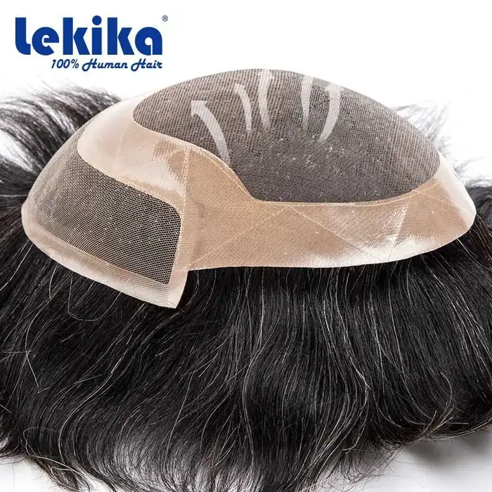Prothèse capillaire pour homme en dentelle française