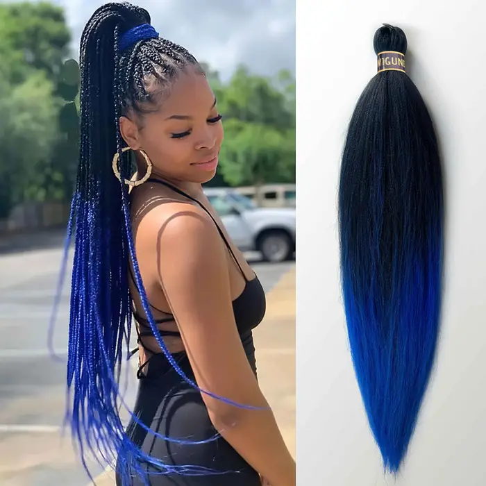 Tressage cheveux pré-étirés 26 pouces Extensions