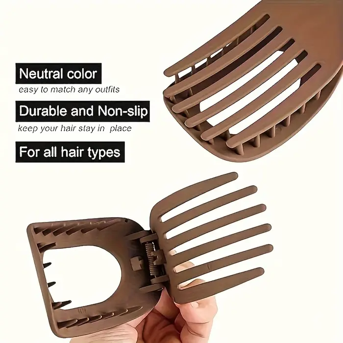 Pinces à cheveux plates mates pour femmes