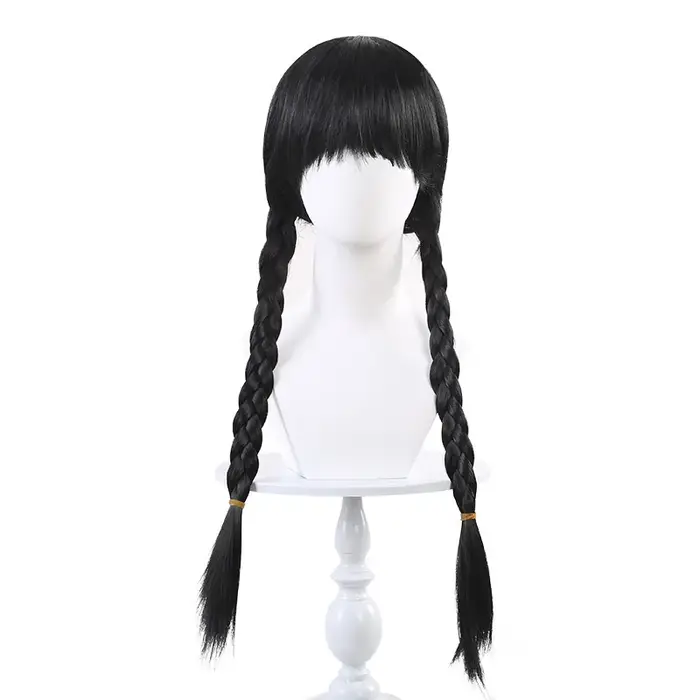 Costume de cosplay Wednesday Addams, 2 styles, uniforme Nevermore, robe en tulle noir, taille plus X
