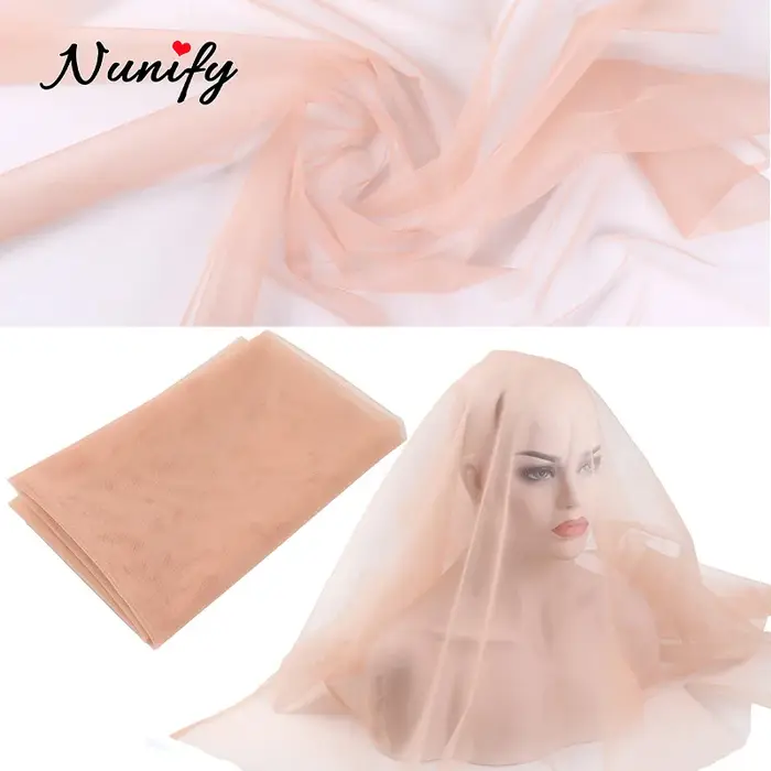 Nunify 1 pièces dentelle suisse pour la fabrication de perruque 1/4 Yard tissage perruques