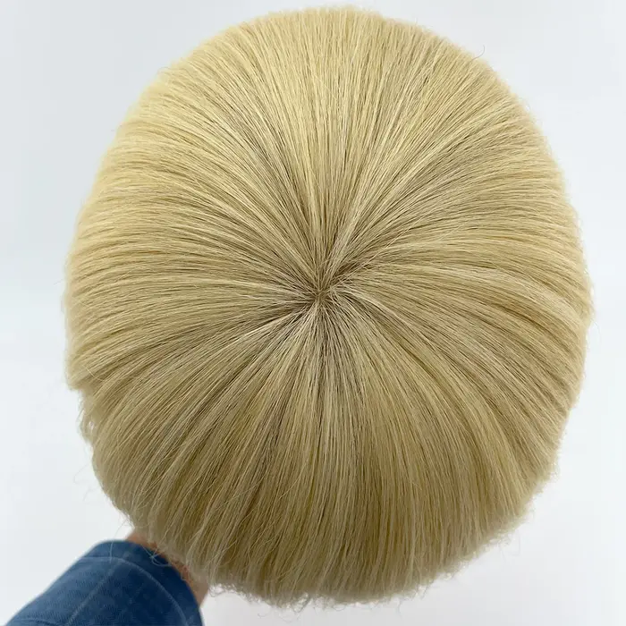 InjBase-Perruque de cheveux humains coupe Pixie courte pour femme