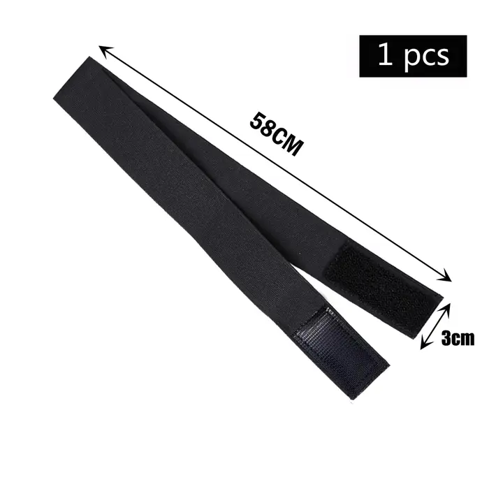 Bande élastique pour cheveux à la mode pour perruques, écharpe à bord réglable, bandeau élastique av