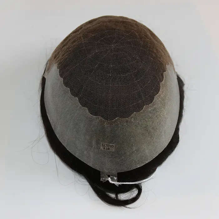Perruque Lace Front Q6 respirante avec nœuds décolorés, naissance des cheveux naturelle, toupet pour
