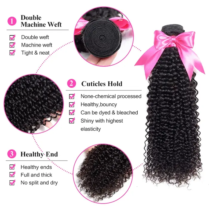 ISEE HAIR Mongolian Kinky Curly