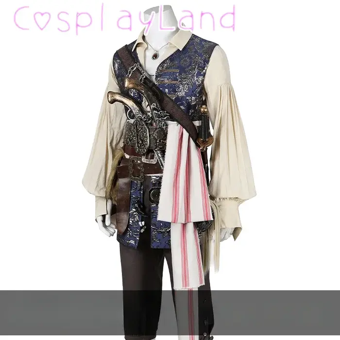 Film Pirates Jack Sparrow Cosplay Costume capitaine