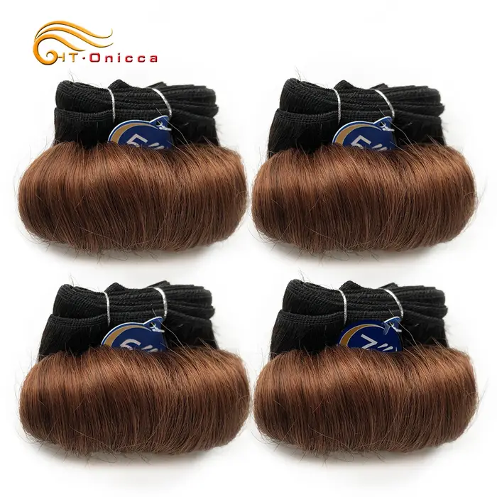 Tissage en lot brésilien Remy naturel Double bande
