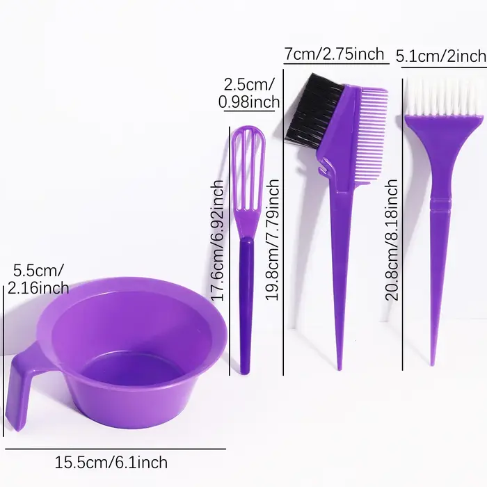 Ensemble d'outils pour teinture capillaire