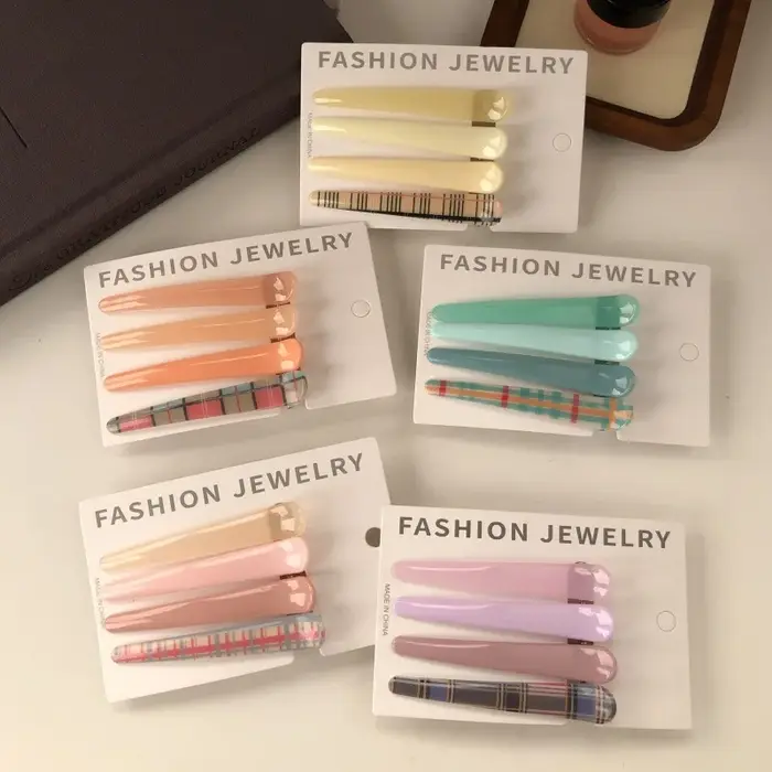 Pinces à cheveux couleur bonbon