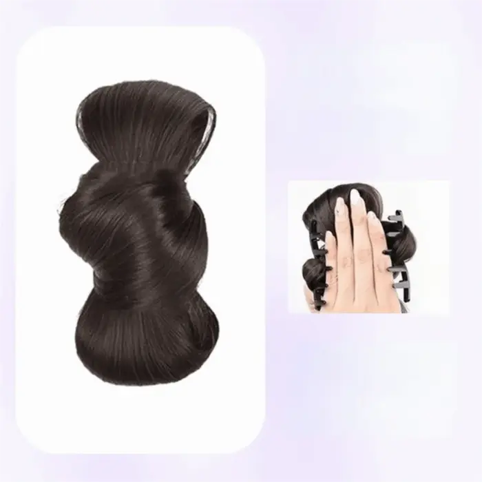 Chignon synthétique élégant à clipser