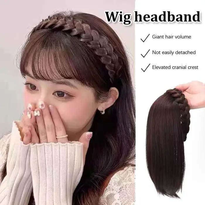 Perruque pour femme, cheveux courts