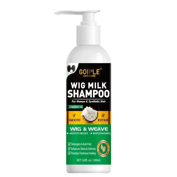 GOIPLE – perruque naturelle à l'huile de noix de coco