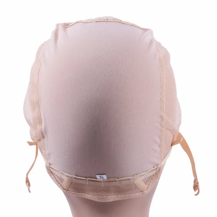 Bonnet de perruque blonde pour perruques exécutives avec sangle réglable à l'arrière