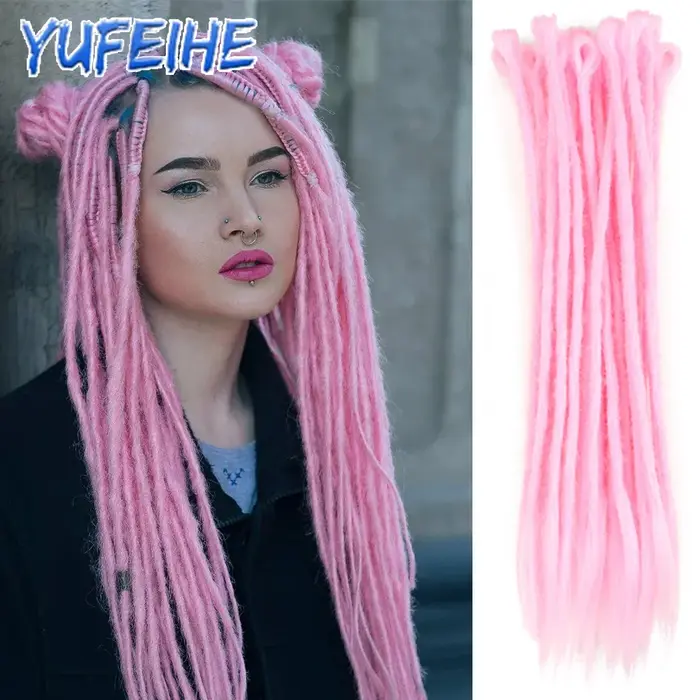 Extensions de dreadlocks fines