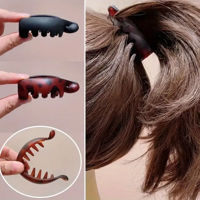 Pinces à cheveux antidérapantes pour femmes (4 pièces)
