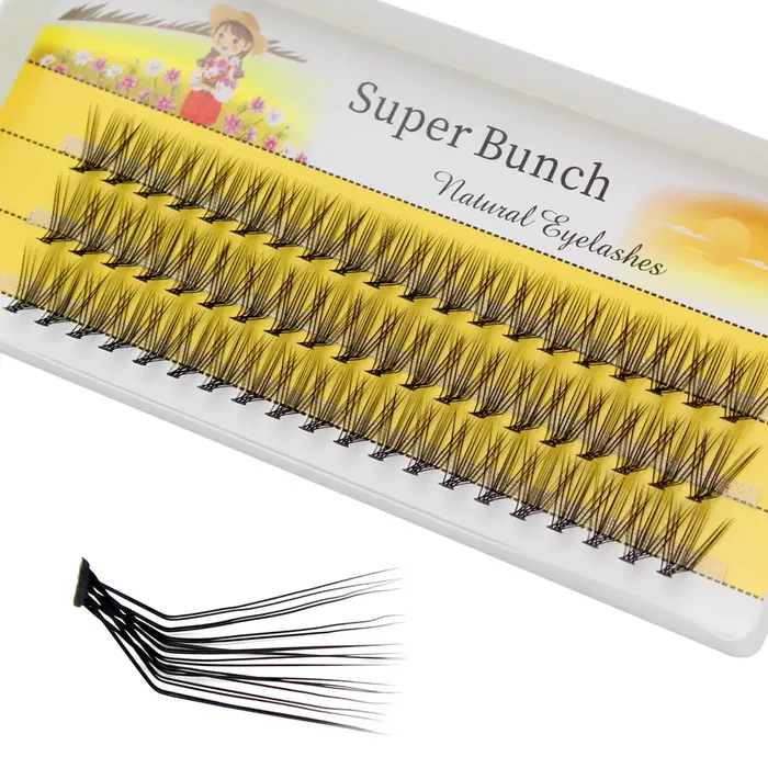 MUYD nouveaux yeux de renard L Curl vison faux cils pour le maquillage 20D Extensions