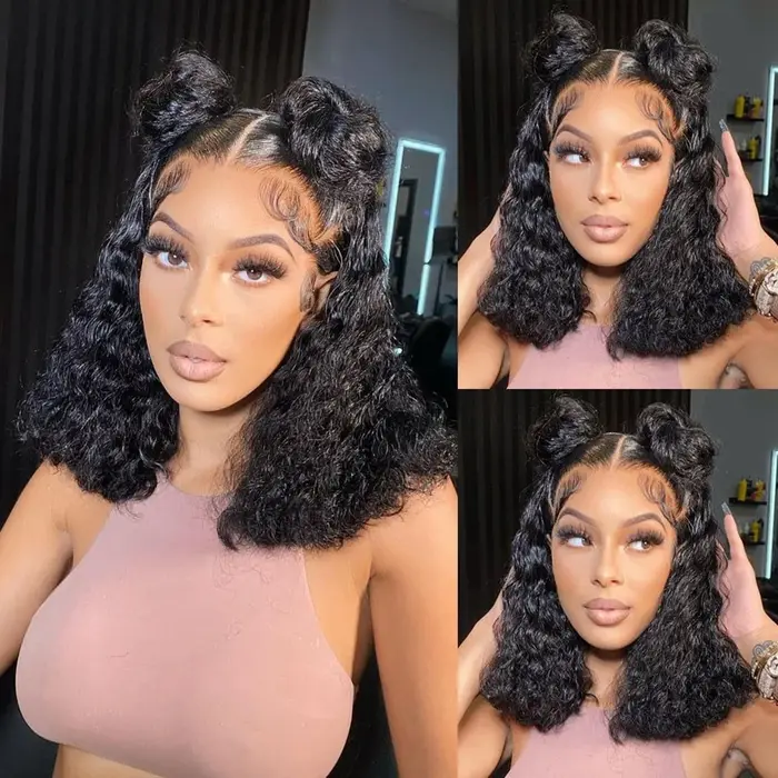 Perruque Lace Front Wig Naturelle Ondulée